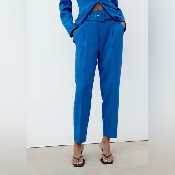 Zara Pants - ✨Blue High Waisted Pants✨